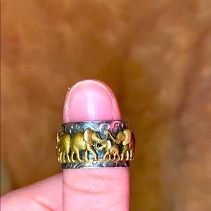 Elephant Spinner Ring